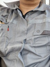  乾朗 防靜電工作服套裝男女夏季長(zhǎng)袖透氣耐磨勞保服帶反光條電焊工服汽修工程服加油站電力局工裝可定制logo 灰色夏長(zhǎng)套裝185 曬單實(shí)拍圖