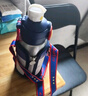 Angelamiao兒童保溫杯雙飲吸管兒童水杯316不銹鋼學(xué)生直飲保溫壺600ML奧特曼 曬單實(shí)拍圖