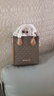 邁克.科爾斯（MICHAEL KORS）mk女包 Mercer迷你老花琴譜包單肩包棕35T1GM9C0I【熱銷】 七夕 曬單實(shí)拍圖
