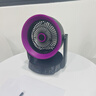 仙萌桌面小風(fēng)扇小型家用靜音辦公室桌usb充電風(fēng)扇長續(xù)航學(xué)生宿舍床夾式便攜空氣循環(huán)扇 【戴森紫】智能定時(shí)|多模式選擇 曬單實(shí)拍圖