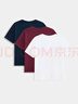 ABERCROMBIE & FITCH女裝25夏季新款美式復(fù)古經(jīng)典小麋鹿V領(lǐng)短袖3件裝T恤KI139-5706 白色(套裝多色) XXS (160/80A) 曬單實(shí)拍圖