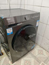 海爾（Haier）滾筒洗衣機(jī)全自動(dòng)10公斤大容量超薄平嵌一級(jí)能效變頻節(jié)能除菌瞞39S初色系列國(guó)家補(bǔ)貼20%以舊換新 【洗烘一體】六維減震+智投+3檔空氣洗+清潔毛絮 曬單實(shí)拍圖