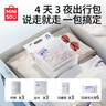 名創(chuàng)優(yōu)品（MINISO）旅游出行包一次性用品套裝男士款（浴巾+馬桶墊+內(nèi)褲）*3+毛巾*6 曬單實拍圖