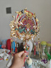 金鳳傾城新娘結(jié)婚禮物團扇diy手工材料包中式秀禾喜扇成品送閨蜜新人高檔 紅扇-材料包-禮盒套裝 曬單實拍圖