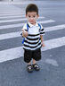 G.DUCKKIDS小黃鴨童裝男童夏季套裝新款兒童短袖上衣薄款夏裝小男孩衣服褲子 白色 130 尺碼7~8歲【120-130cm】 曬單實拍圖