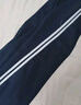 BZDR 夏季棉校服褲子高中學(xué)生兩條杠藏藍(lán)色薄款運(yùn)動(dòng)雙杠白邊初中校褲 藏藍(lán)二杠（夏季薄款棉）薄款 4XL (190) 170-190斤左右 曬單實(shí)拍圖