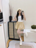CAMILA KSENIA爆款板鞋女士2025新款夏季休閑百搭厚底小白鞋女時尚單鞋子徒步鞋 白色 37 曬單實拍圖