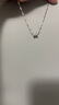 周六福（ZLF）七夕禮物  鉑金吊墜女款PT950白金吊墜經(jīng)典小蠻腰掛墜 1.12g 曬單實拍圖