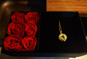 芯奢牡丹平安扣項鏈女士輕奢小眾2025年新款母親節紀念生日禮物送媽媽 荷塘平安扣項鏈+玫瑰花禮盒 曬單實(shí)拍圖