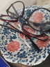 鳴譽(yù)中式青花手繪陶瓷高腳果盤(pán)精致糕點(diǎn)茶點(diǎn)高足托盤(pán)堅果水果盤(pán)點(diǎn)心盤(pán) 青花果盤(pán)-荷韻 曬單實(shí)拍圖