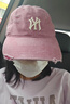 MLB虞書欣同款男女磨破做舊軟頂棒球帽休閑鴨舌帽3ACPVV34N-50BDS-F 曬單實拍圖