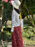 Olrain歐芮兒吊帶碎花連衣裙夏季女裝浪漫優(yōu)雅長(cháng)裙子度假沙灘裙 紅色印花 S 曬單實(shí)拍圖