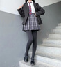良人訪打底褲女秋冬加絨加厚保暖可外穿高腰顯瘦修身不掉襠不勾絲連褲襪 深灰色 秋季加絨（適合10~25°C） 均碼 （連腳） 曬單實(shí)拍圖