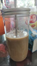 沐曉高顏值玻璃吸管杯玻璃杯大容量奶茶杯梅森杯美式自制冷飲杯水杯 700ml梅森款 杯+帶孔蓋+吸管 曬單實(shí)拍圖