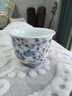 古悅堂陶瓷小茶杯高檔精致個(gè)人專(zhuān)用主人杯青花斗彩 蝶戀花品茗杯 曬單實(shí)拍圖