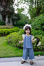 G.DUCKKIDS小黃鴨女童夏裝牛仔套裝2025新款兒童闊腿褲兩件套寶寶夏季衣服 MDY-飛袖套裝 120 (建議105-115cm 4-5.2周歲) 曬單實拍圖