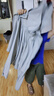 蕉下（beneunder）防曬衣女防曬服涼感披肩休閑戶外遠(yuǎn)山灰XL 曬單實(shí)拍圖