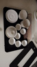 蘇氏陶瓷（SUSHI CERAMICS）羊脂玉白瓷懸停蓋碗功夫茶具茶盤套裝平價(jià)禮品團(tuán)購(gòu)款J1221 曬單實(shí)拍圖