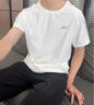 斯凱奇（Skechers）短袖男冰絲速干T恤男秋季薄款透氣戶(hù)外運動(dòng)圓領(lǐng)短袖 亮白色 XL 曬單實(shí)拍圖
