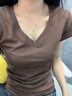 中國(guó)黃金金枝玉葉18k黃金項(xiàng)鏈女K金鑲和田玉吊墜七夕情人節(jié)生日禮物送女友 18k樹(shù)葉吊墜【贈(zèng)S925鏈】京速達(dá) 曬單實(shí)拍圖
