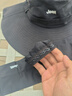 JEEP登山三件套帽子男女大帽檐牛仔防曬漁夫帽女戶(hù)外徒步遮陽(yáng)登山裝備 黑色【三件套】冰絲透氣 曬單實(shí)拍圖