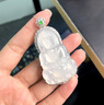 胖東來品質(zhì)飄花翡翠觀音菩薩吊墜男款玉佩高冰種天i然玉石A貨珠寶 高冰種冰透觀音翡翠吊墜緬甸正品白冰菩薩項(xiàng)鏈男女款禮 曬單實(shí)拍圖