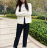 芭芙達妮小香風(fēng)毛衣外套女春秋冬2025新款針織開衫感外搭氣質(zhì)短款上衣 白色 M 曬單實拍圖