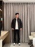 波司登25年羽絨服男士秋冬90絨輕薄襯衫領(lǐng)修身短款休閑通勤外套 曬單實(shí)拍圖