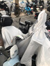 北極絨（Bejirog）電動摩托電瓶車雨衣雨披車罩一體單人男女通用加大全身防暴雨灰色 曬單實(shí)拍圖