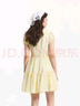 森馬（Semir）連衣裙女荷葉邊V領(lǐng)溫柔少女感2025夏季碎花裙小清新109325114010 曬單實拍圖