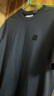 杰克·瓊斯（JACK&JONES） 春季新款商務通勤涼感華夫格logo皮標圓領短袖T恤男款225101030 曬單實拍圖
