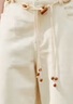UR2025夏季新款女波嬉風(fēng)串珠腰帶裝飾闊腿休閑長褲UYL850072 曬單實(shí)拍圖