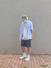 JEANSWEST LIFE真維斯短袖襯衣男款夏日冰絲涼感翻領(lǐng)上衣男青少年高級(jí)感男士外套 曬單實(shí)拍圖