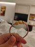 周生生黃金轉(zhuǎn)運珠Charme足金串珠迷你四葉草蝴蝶結(jié)皇冠南瓜車 單顆 92447C四葉草 曬單實拍圖