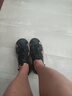 駱駝牌 戶(hù)外休閑涼鞋透氣男士皮涼鞋包頭沙灘鞋 P13M309002 黑色 39 曬單實(shí)拍圖