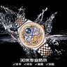馬克華菲（FAIRWHALE）七夕禮物送老公手表男全自動(dòng)鏤空機(jī)械手表防水國表瑞士品質(zhì)腕表 曬單實(shí)拍圖