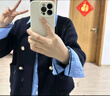 Teenie Weenie【趙露思同款】小熊春季藍(lán)色通勤襯衫高智感長(zhǎng)袖襯衣 B-藍(lán)色 L 曬單實(shí)拍圖