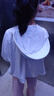 斯凱奇女子連帽防曬吸濕速干外套跑步休閑運動(dòng)服 亮白色/0019 S 曬單實(shí)拍圖