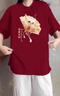 回力國(guó)風(fēng)短袖t恤女2025新款夏季純棉大碼女士正肩半袖中高考紅色上衣 曬單實(shí)拍圖