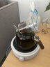 正揚玻璃茶壺?zé)畨啬蜔嶂蟛鑹夭杷蛛x功夫茶具套裝家用泡茶壺大容量 煙灰(蒸+煮)雙用茶壺-手執(zhí)如意壺 曬單實拍圖