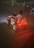 岙貝樂(lè )兒童電動(dòng)車(chē)玩具車(chē)可坐大人帶遙控四輪電動(dòng)汽車(chē)可駕駛寶寶周歲禮物 高配四驅粉12v7電瓶軟座閃光車(chē)輪 曬單實(shí)拍圖