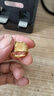 薩蒂瑪香港免稅金色999黃金戒指男士福字戒指老公男朋友禮物高防不掉色 6.1g 曬單實拍圖