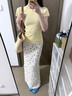 微光里白色碎花魚尾半身裙女2025新款夏日絕美長款包臀長裙初夏穿搭裙子 蝴蝶結(jié)魚尾裙【白色 M】 曬單實(shí)拍圖
