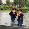 G.DUCKKIDS童裝萬(wàn)圣節服裝兒童cosplay哈利波特魔法袍男女童連帽外套演出服 六一兒童節-黑色斗篷+圍巾 140 【建議7-10歲】 曬單實(shí)拍圖