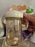 BEIMUS貝姆士吸管水杯兒童喝奶直飲杯寶寶專用奶瓶1-3歲牛奶杯喝水ppsu 300ML-趣兔彩虹（直飲嘴 2-8歲） 曬單實(shí)拍圖
