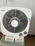 美的電風(fēng)扇家用轉頁(yè)扇宿舍12吋鴻運扇臺式空氣循環(huán)扇換氣扇落地扇 10寸 KYT25-22MW 曬單實(shí)拍圖