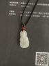 中國(guó)黃金（CHINA GOLD）觀音和田玉項(xiàng)鏈男女款本命年佛吊墜玉佩掛件七夕情人節(jié)禮物送女友 和田玉觀音吊墜【玫瑰禮盒】 曬單實(shí)拍圖