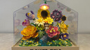費米（Femibox）花野漫游記積木洛曼同款高品質拼裝模型擺件女孩子生日女生禮物 花野漫游記【帶燈光】防塵罩花房 曬單實拍圖