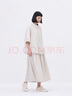 無(wú)印良品（MUJI）IDEE 女式 平紋 短袖襯衫 女士襯衣25年夏季女裝上衣GA41CC5S 淺灰色 M （155/80A） 曬單實(shí)拍圖