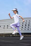 艾卡諾 I.KARNOW兒童運(yùn)動(dòng)套裝女童2025新款夏日網(wǎng)球服中大童羽毛球速干衣短袖t恤 6003紫色（帶安全褲）+19046紫色 160 曬單實(shí)拍圖